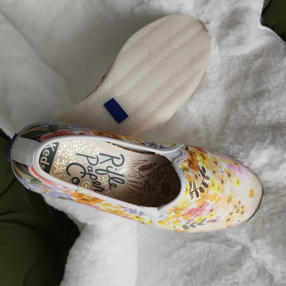 Floral Slip on sneakers